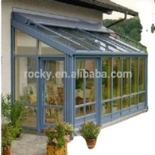 17.52 mm tempered laminated Glass House Sun room Winter Garden  with window and door and roller shutter